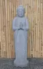  Product image 1 of the product “Standing Buddha made of Riverstone, position Namaskara , H. 118cm. ”
